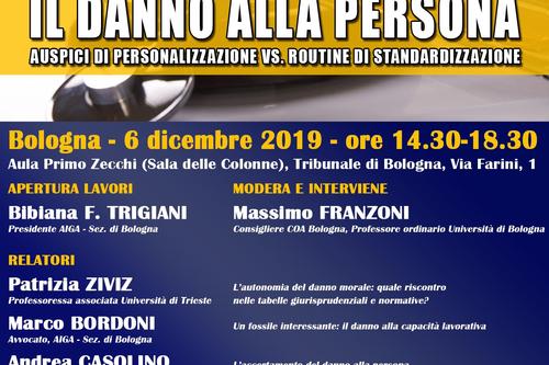 Convegno Sul Danno alla Persona, 6 dicembre 2019